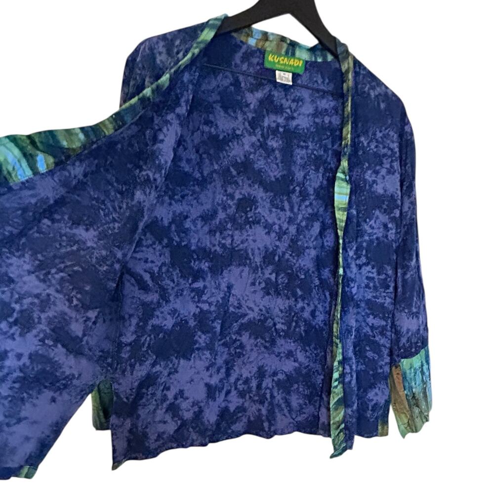 Lagenlook Art to Wear  Kusnadi New York  Vintage Kimono Medium - Picture 2 of 3